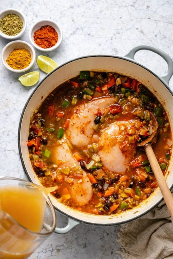 Easy Chicken Taco Soup