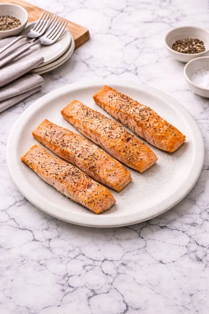 Salmon with Lemon Orzo