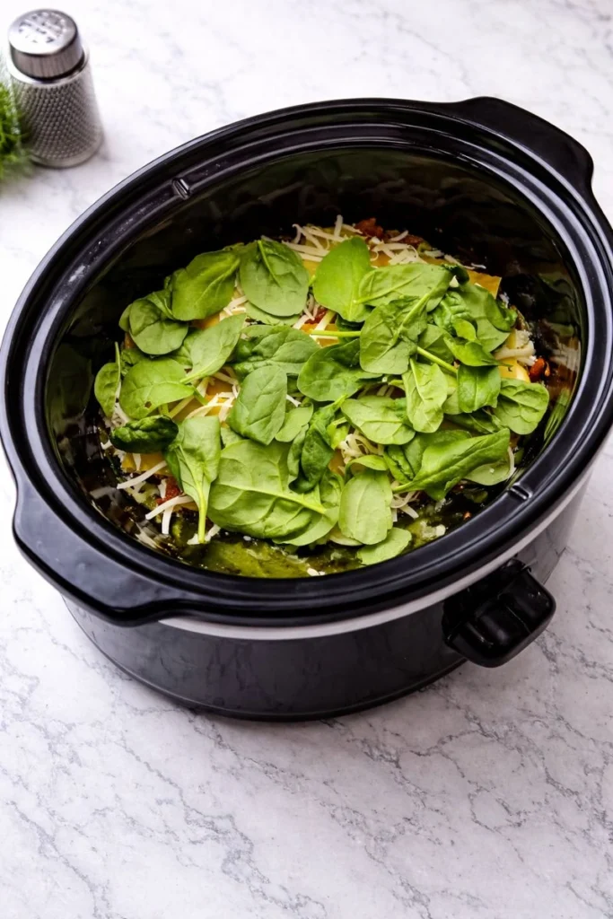 Crockpot Ravioli Lasagna