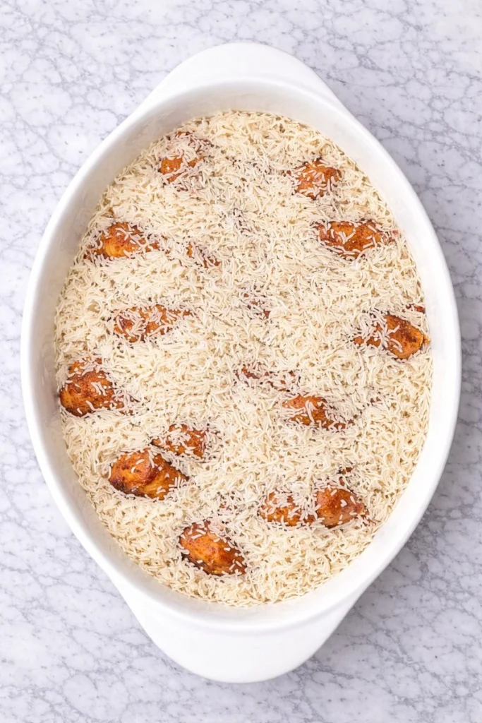 Chicken Tzatziki Rice Bake