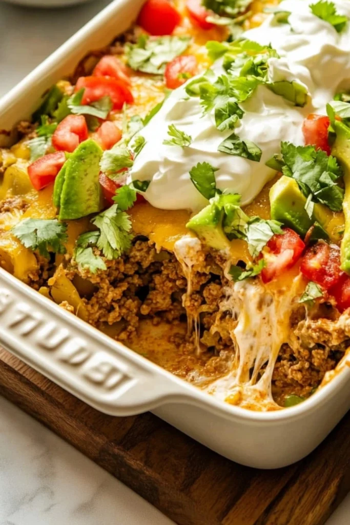 Cheesy Taco Casserole