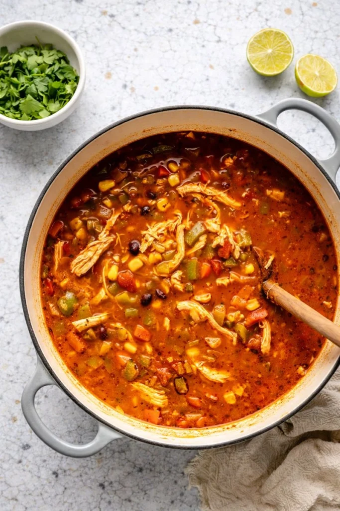 Easy Chicken Taco Soup