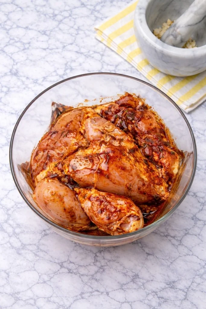 Peruvian Grilled Chicken with Creamy Green Sauce