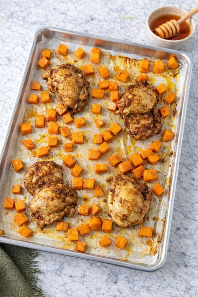 Chicken and Sweet Potato Rice Bowl