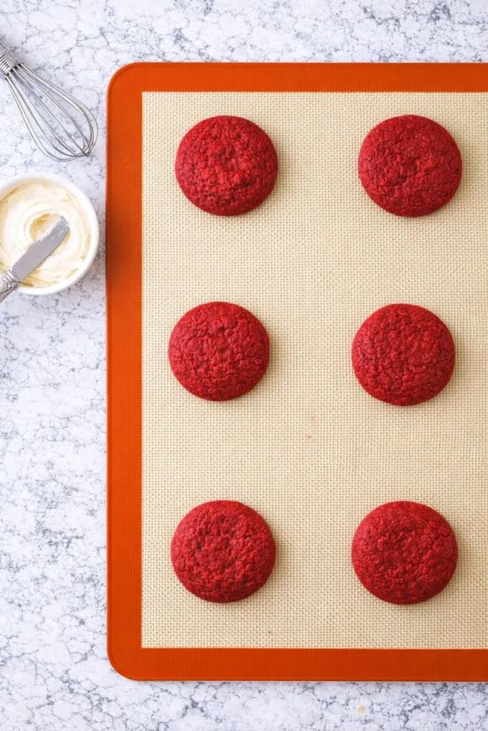 Red Velvet Sandwich Cookies