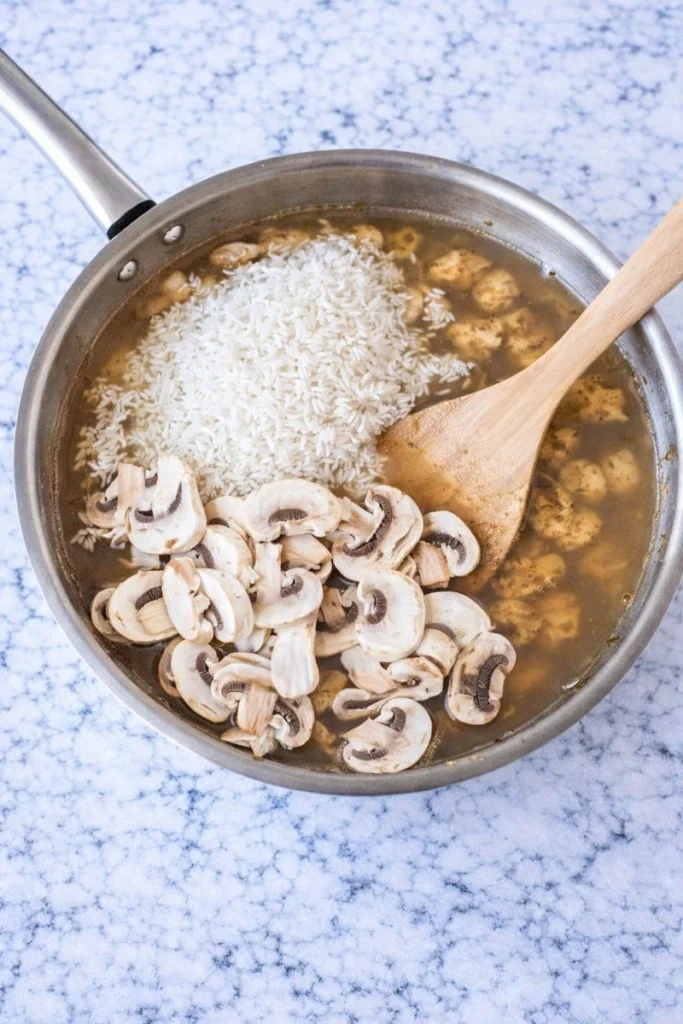 One-Pot Creamy Garlic Parmesan Chicken and Rice