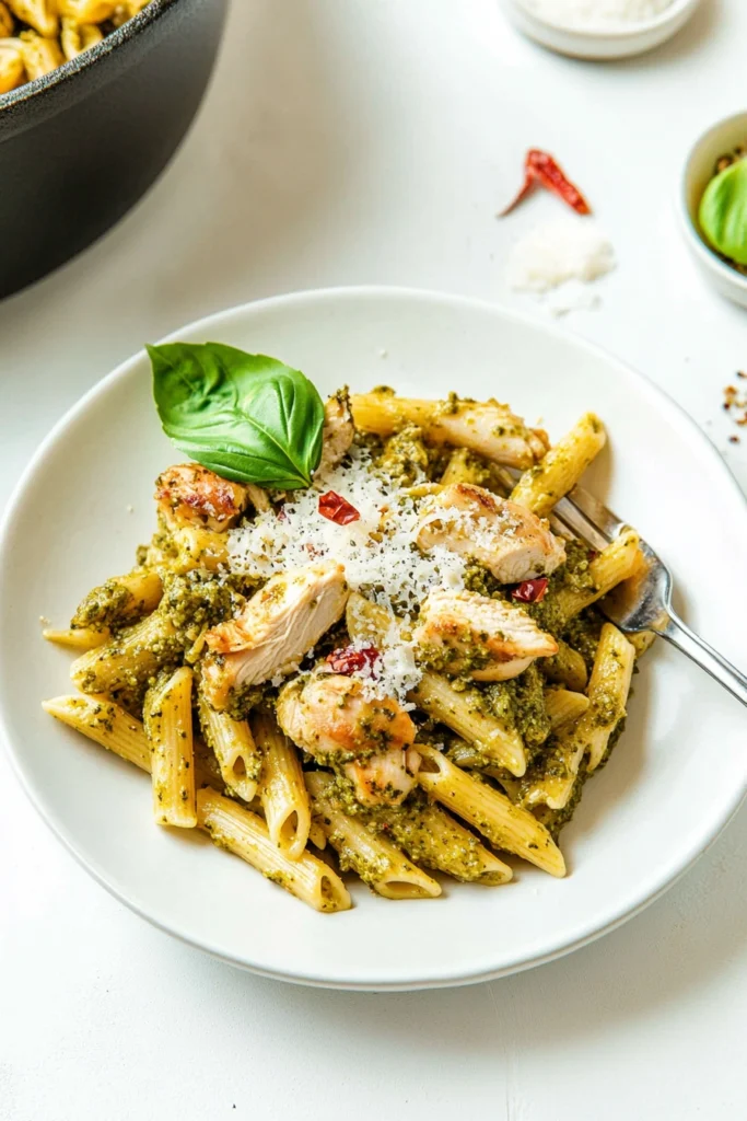 Creamy Pesto Chicken Pasta