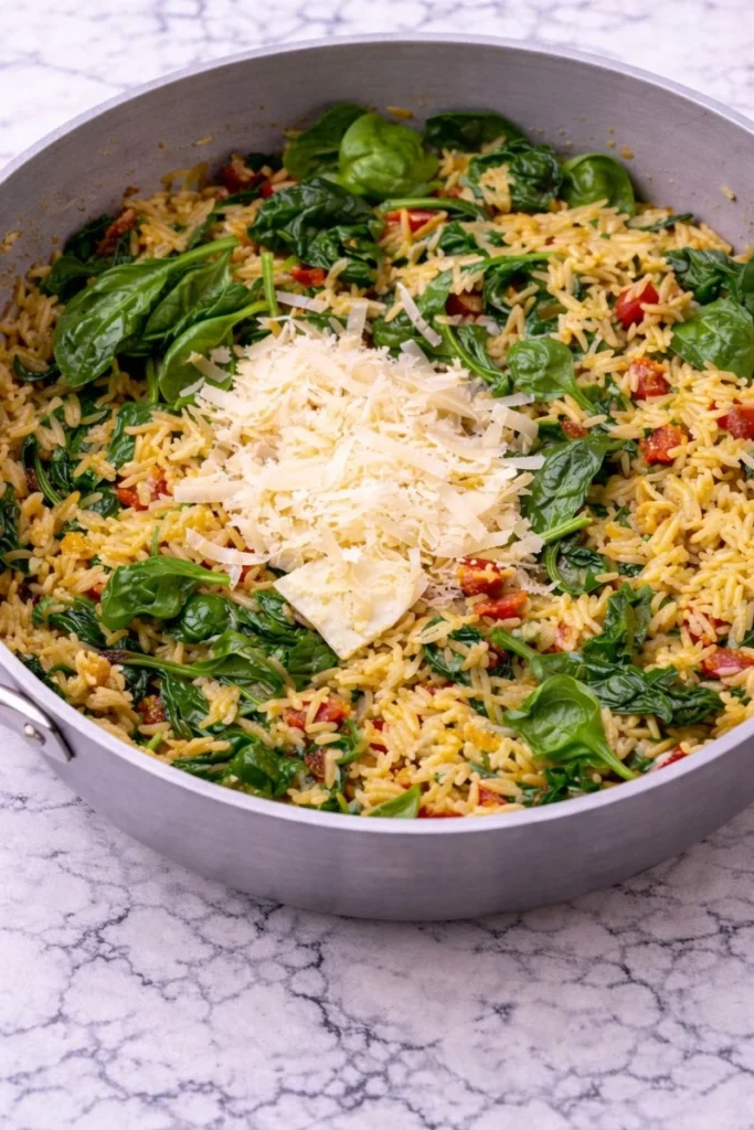 Salmon with Lemon Orzo