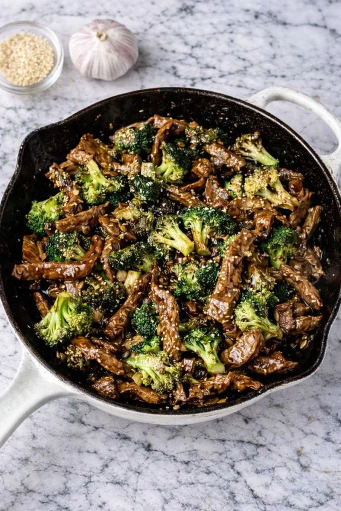 High-Protein Beef and Broccoli Stir Fry