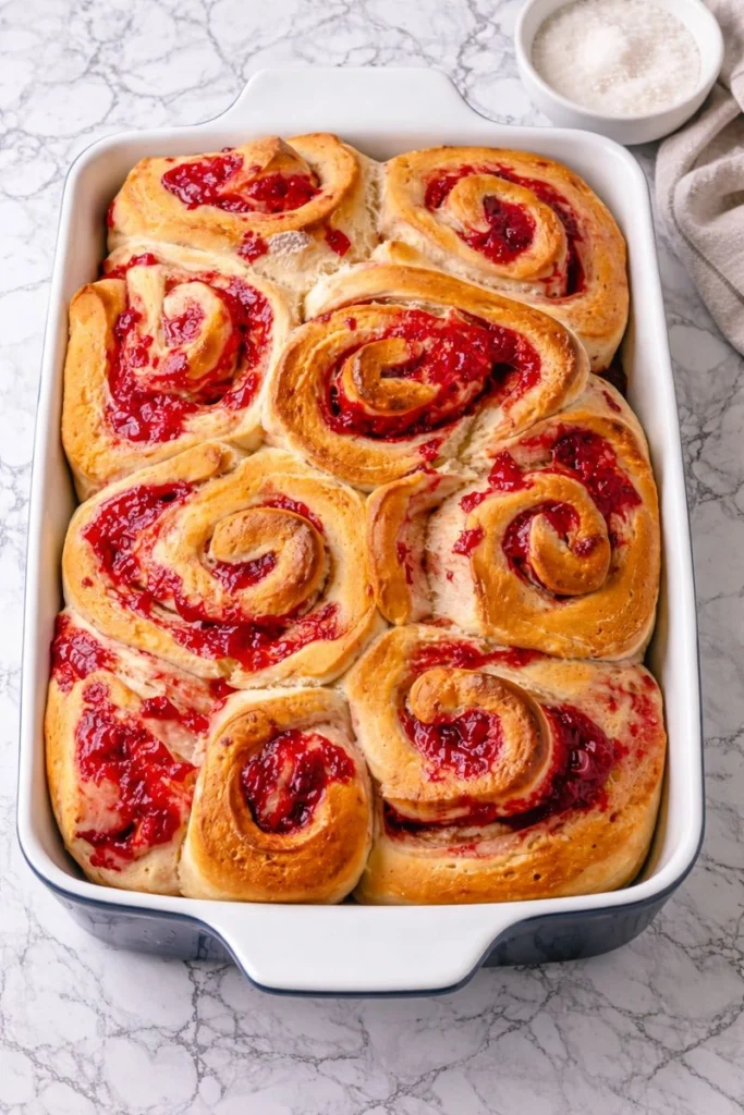 Strawberry Cinnamon Rolls