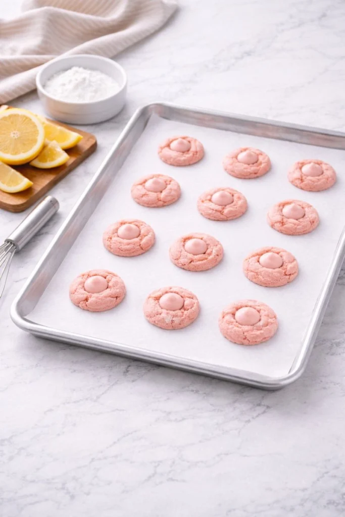 Strawberry Kiss Cookies
