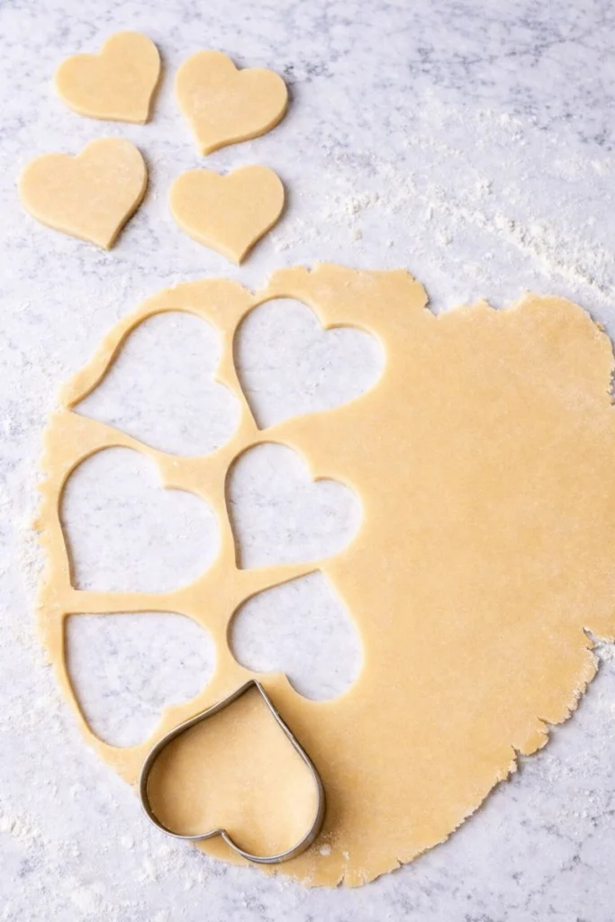 Soft Pink Valentine Sugar Cookies