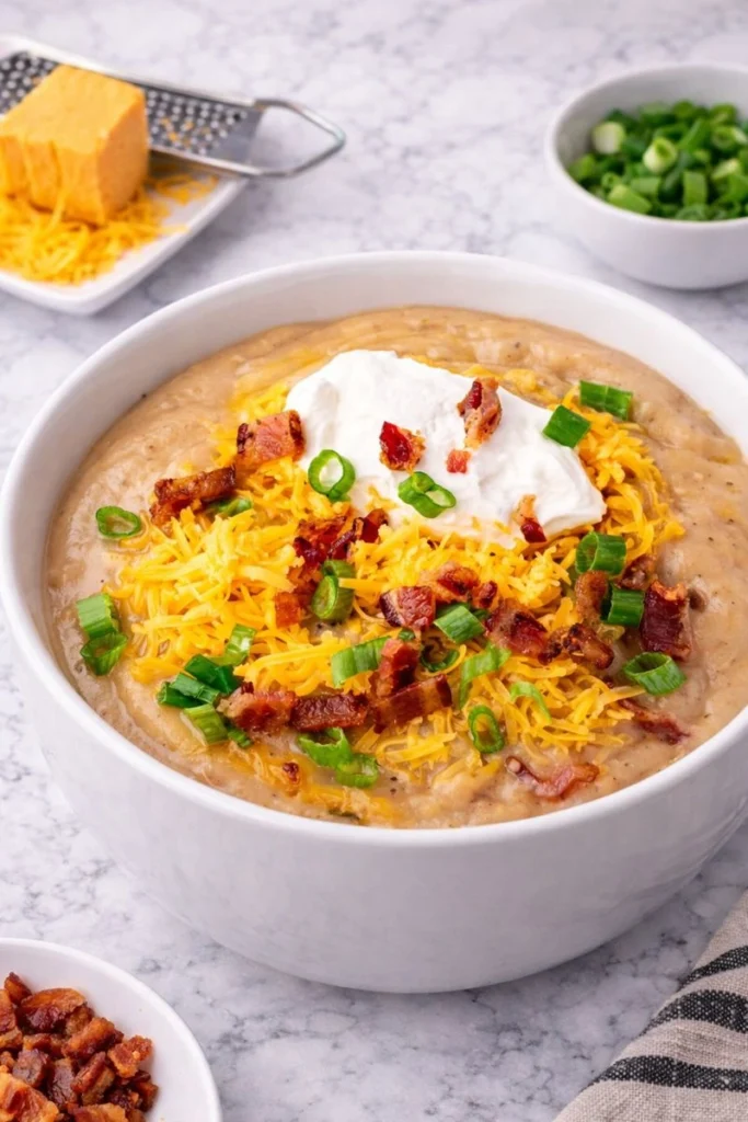 Crockpot Loaded Baked Potato Soup