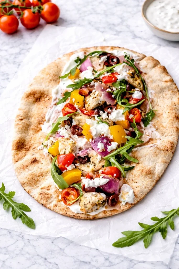 Sheet Pan Chicken Pitas