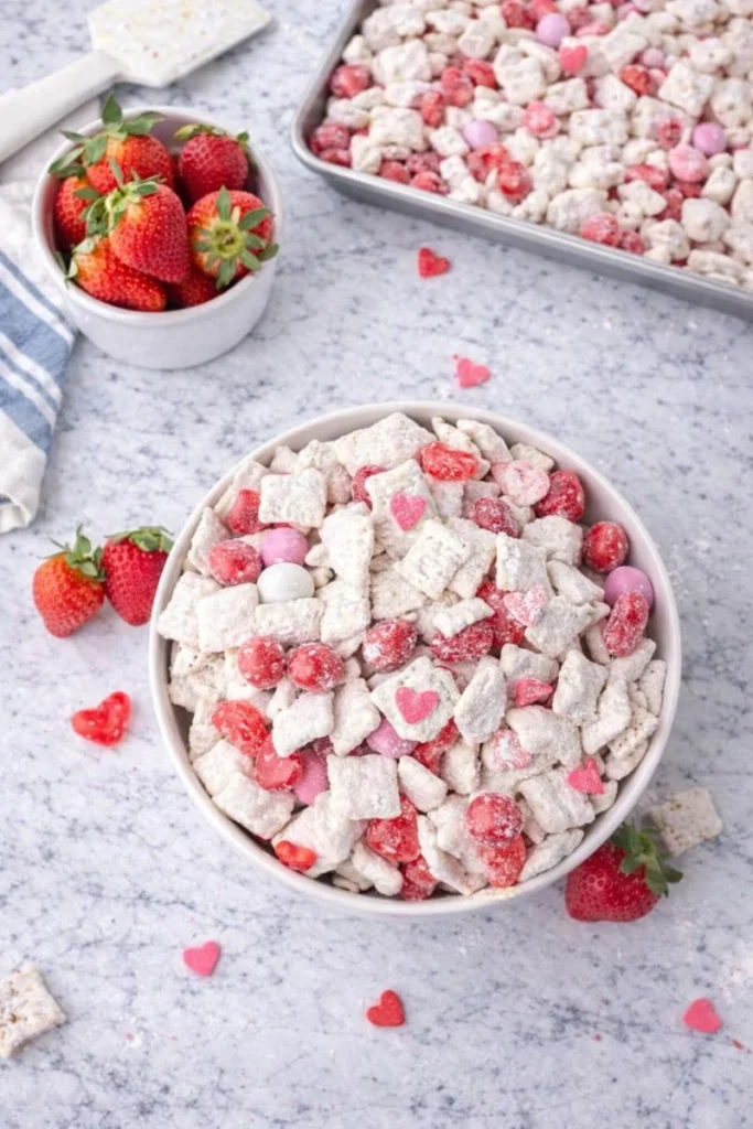 Strawberry Shortcake Puppy Chow