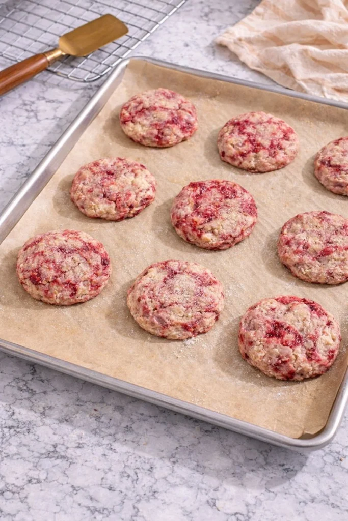 Raspberry Sugar Cookies