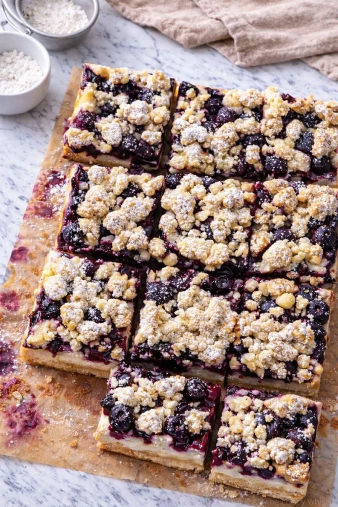 Blueberry Cheesecake Bars