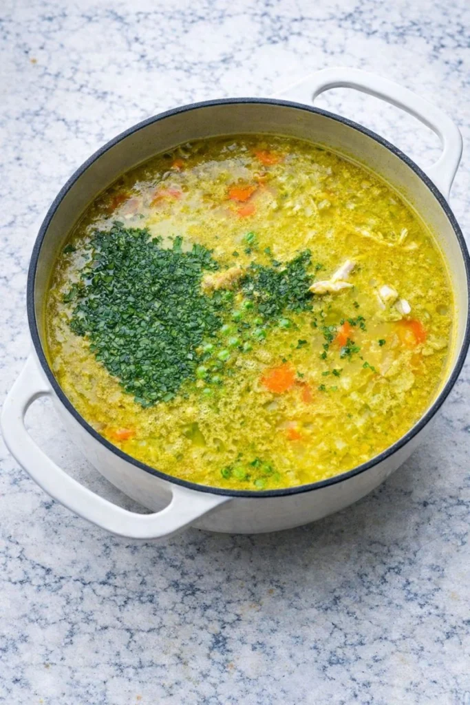 Anti Inflammatory Turmeric Chicken Soup