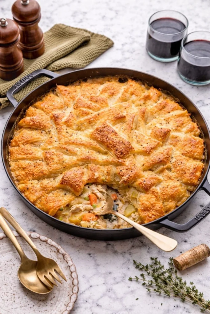 Cozy Chicken Pot Pie with Flaky Buttery Crust