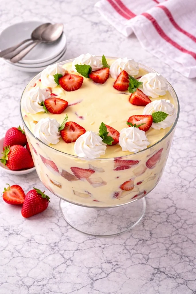 Strawberry Chocolate Trifle