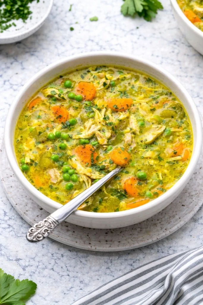 Anti Inflammatory Turmeric Chicken Soup