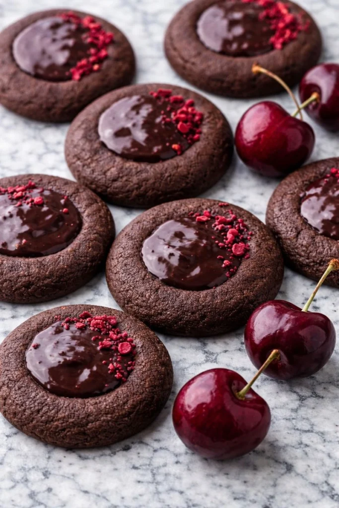 Chocolate Cherry Cookies