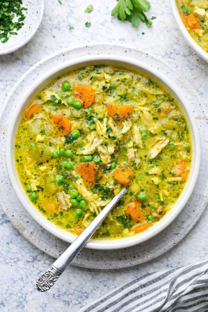 Anti Inflammatory Turmeric Chicken Soup