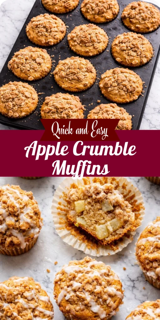 Apple Crumble Muffins