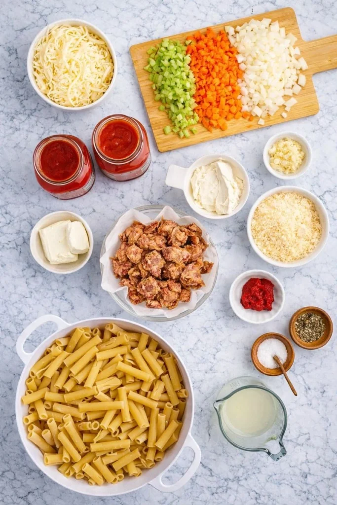 Baked Ziti with Sausage