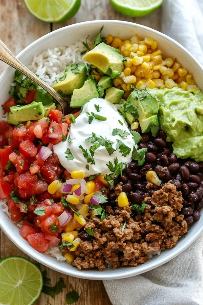 Beef Burrito Bowls
