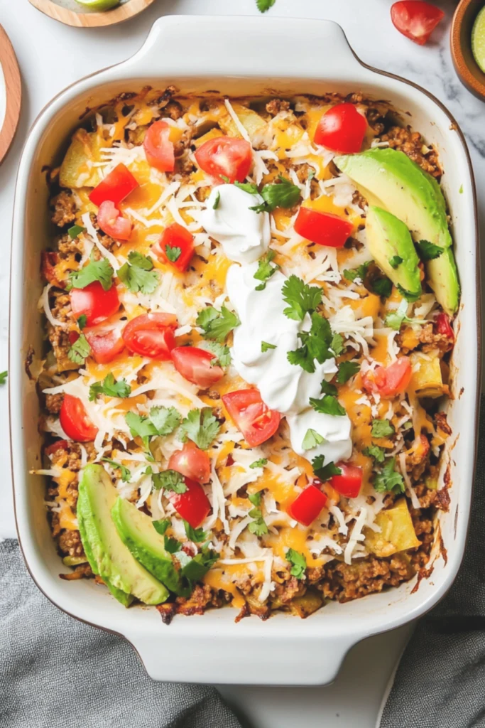 Cheesy Taco Casserole