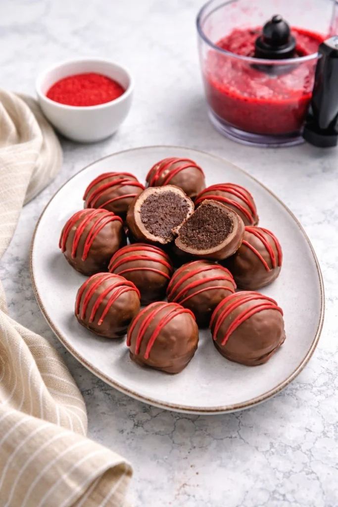 Chocolate Raspberry Truffles