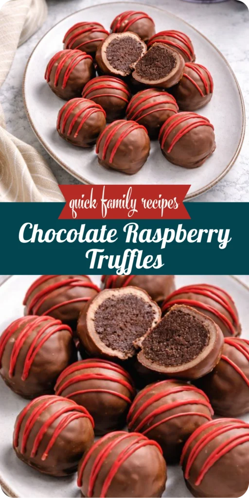 Chocolate Raspberry Truffles