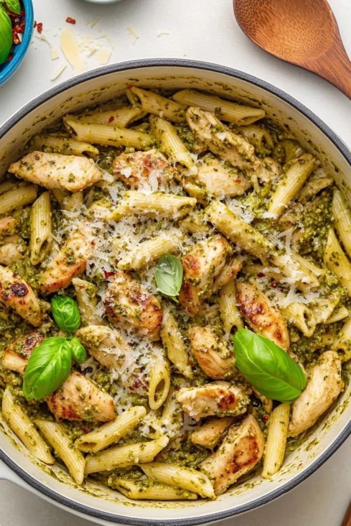 Creamy Pesto Chicken Pasta