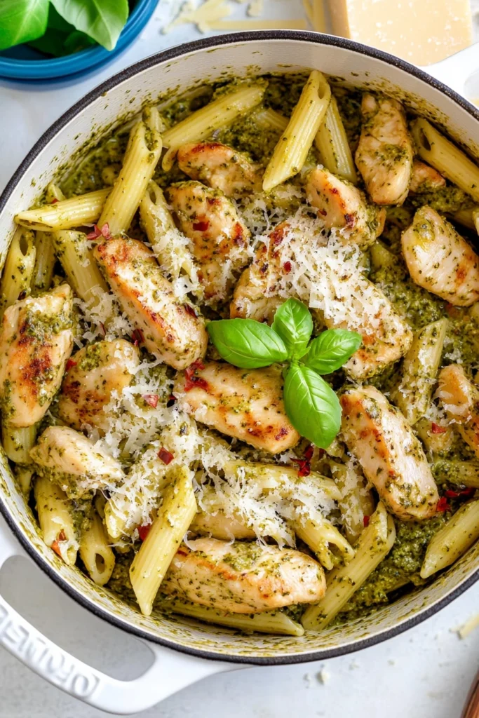 Creamy Pesto Chicken Pasta