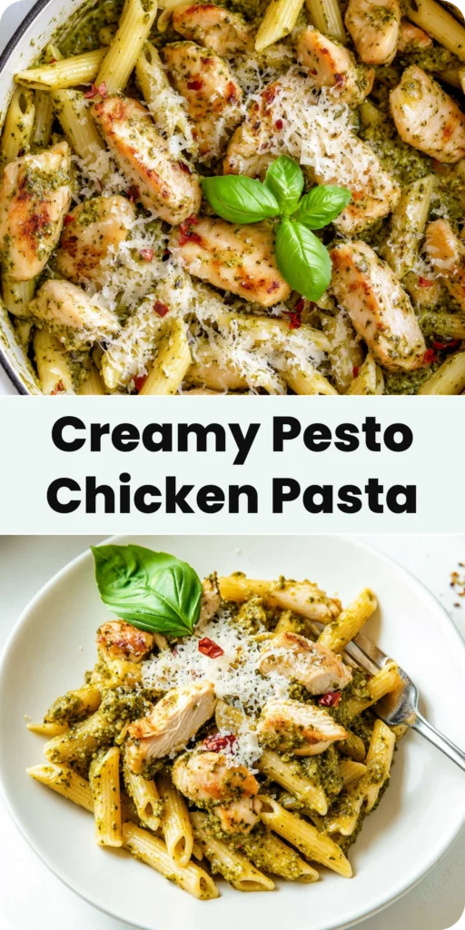 Creamy Pesto Chicken Pasta