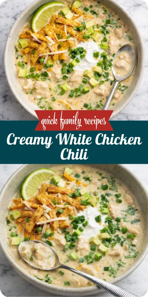 Creamy White Chicken Chili