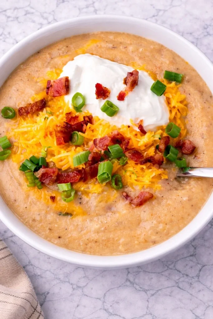 Crockpot Loaded Baked Potato Soup
