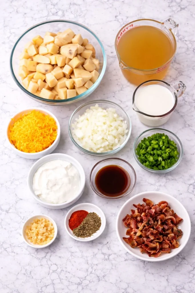 Crockpot Loaded Baked Potato Soup