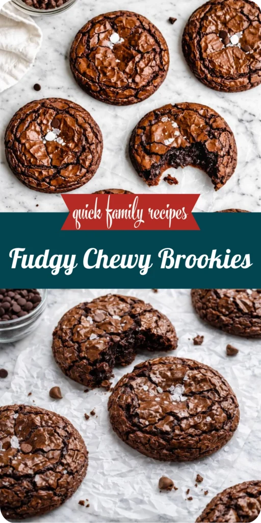 Fudgy Chewy Brookies
