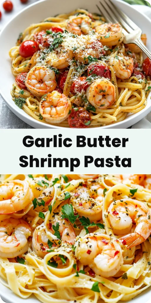 Garlic Butter Shrimp Pasta