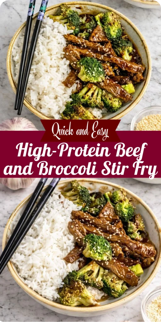 High-Protein Beef and Broccoli Stir Fry