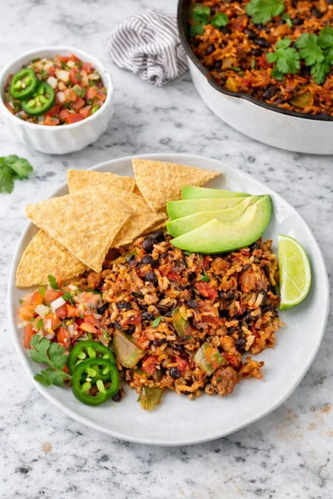 High-Protein Ground Turkey Taco Skillet