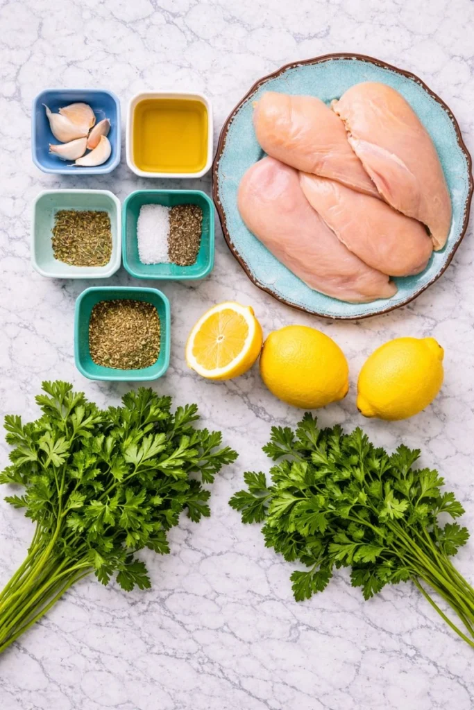 High-Protein Lemon Garlic Chicken Thighs