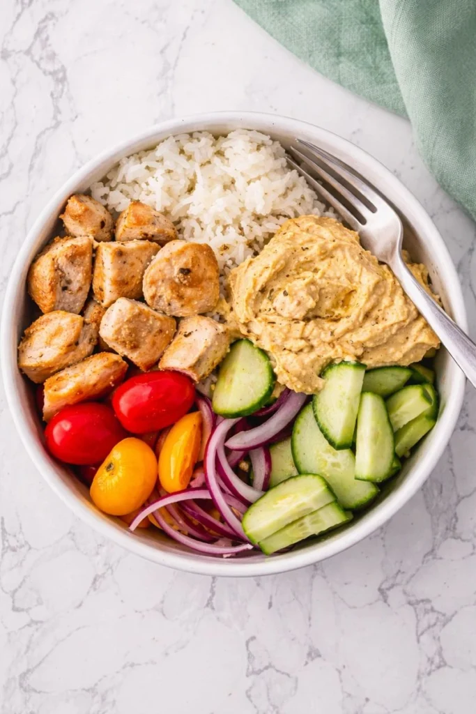 High-Protein Mediterranean Chicken Bowl
