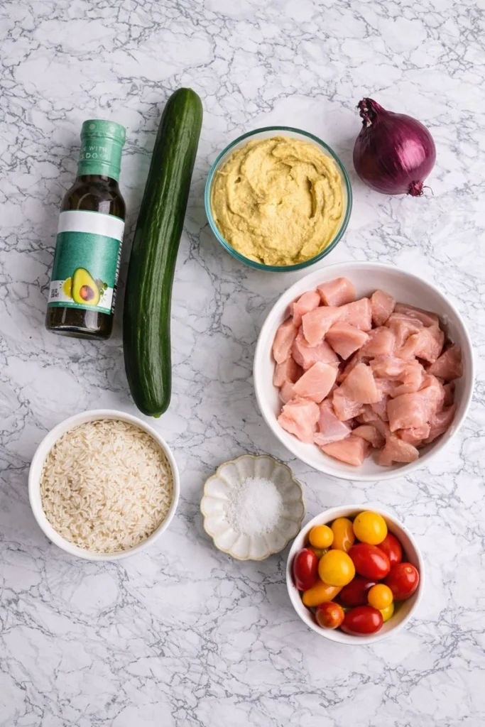 High-Protein Mediterranean Chicken Bowl