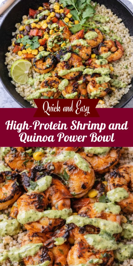 High-Protein Shrimp and Quinoa Power Bowl