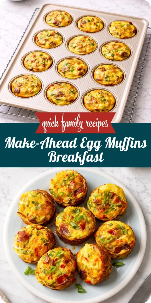 Make-Ahead Egg Muffins Breakfast
