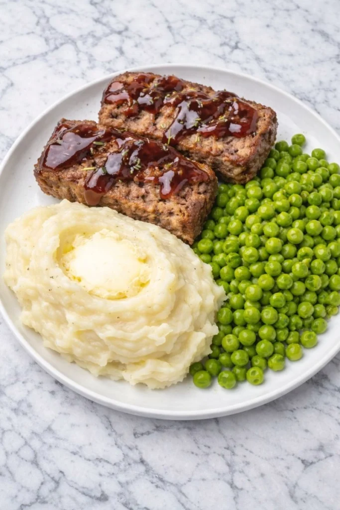 Meatloaf with Brown Sugar Glaze Dinner