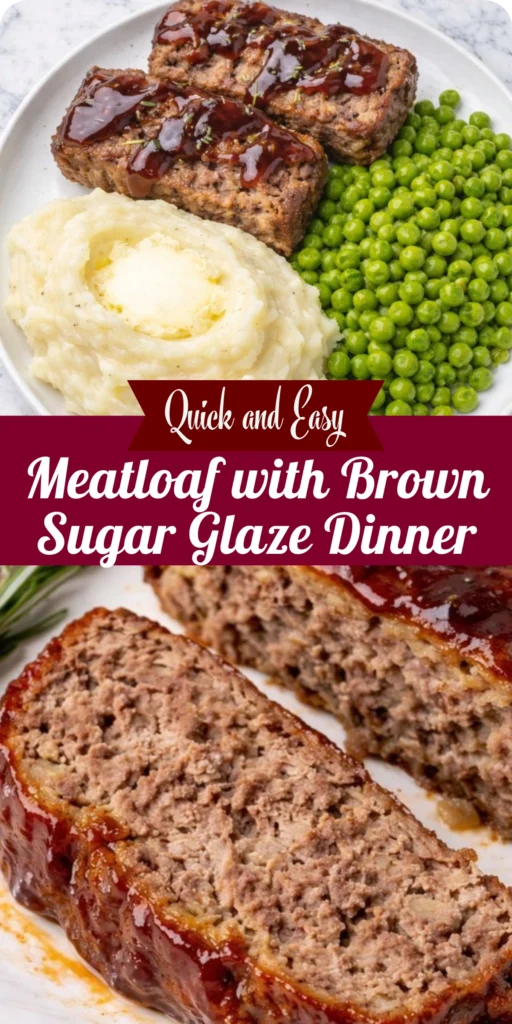 Meatloaf with Brown Sugar Glaze Dinner